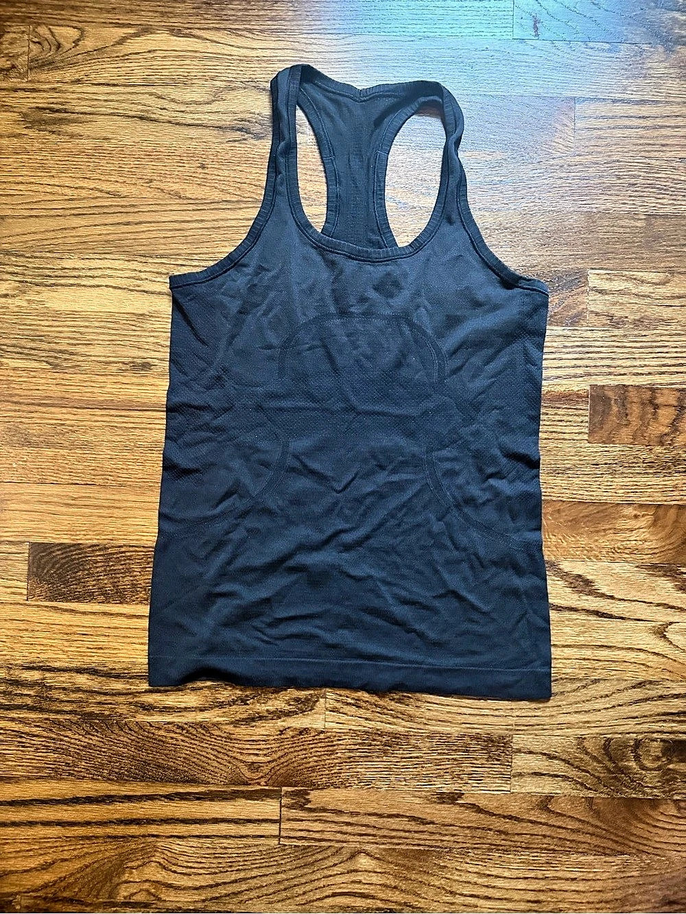 lululemon Swiftly Tech Racerback Tank Top 2.0 Black Athletic Tank Top Size 6